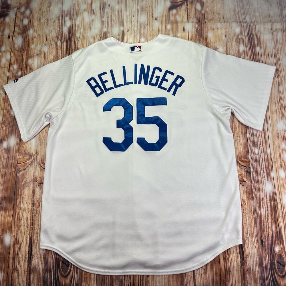 Majestic LA Los Angeles Dodgers Cody Bellinger #35 Cool Base Jersey Size XL